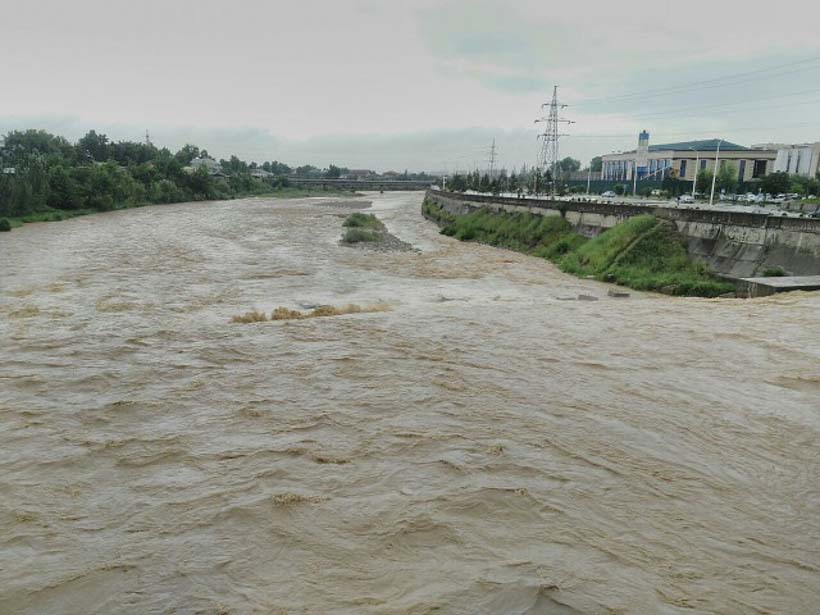 River water levels are expected to rise in Tajikistan due to heavy rainfall.