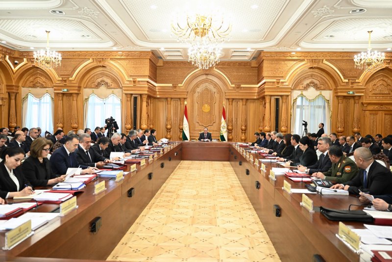 A meeting of the Government of the Republic of Tajikistan was held in Dushanbe