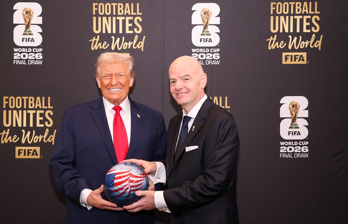 Trump became the first winner of the FIFA Peace Prize