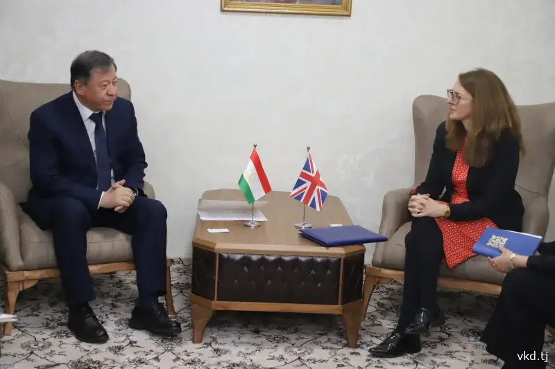 The head of the Ministry of Internal Affairs of Tajikistan held a meeting with the British Ambassador