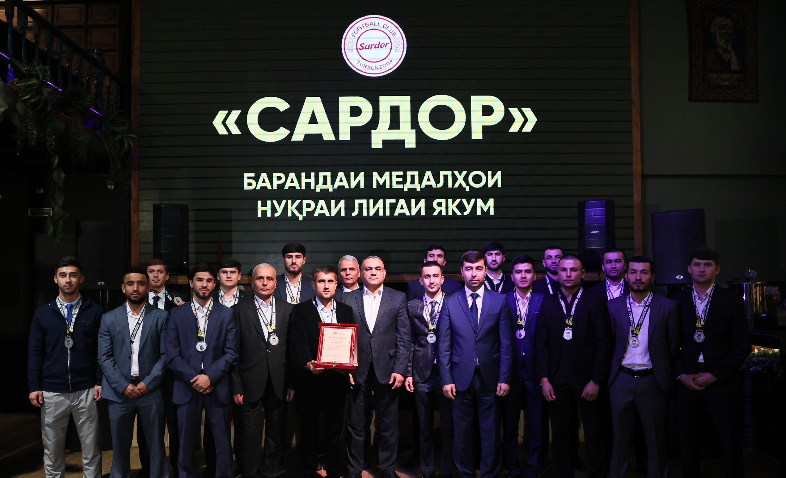 Sardor won silver medals in the 2025 Tajikistan First League.