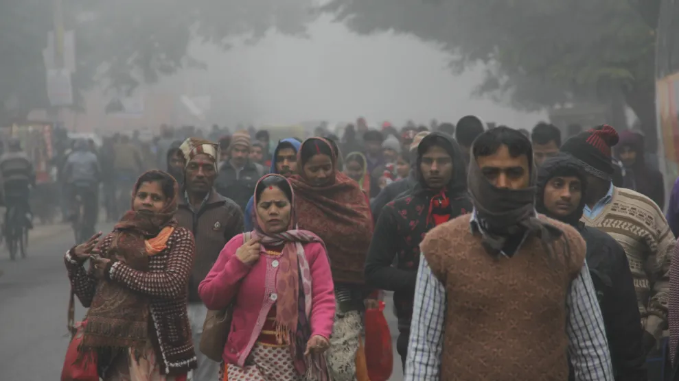 More than 250 flights have been delayed in Delhi due to severe air pollution.