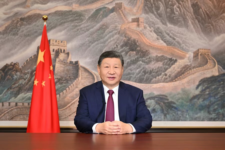 New Year's address by Chinese President Xi Jinping on New Year's Eve 2026