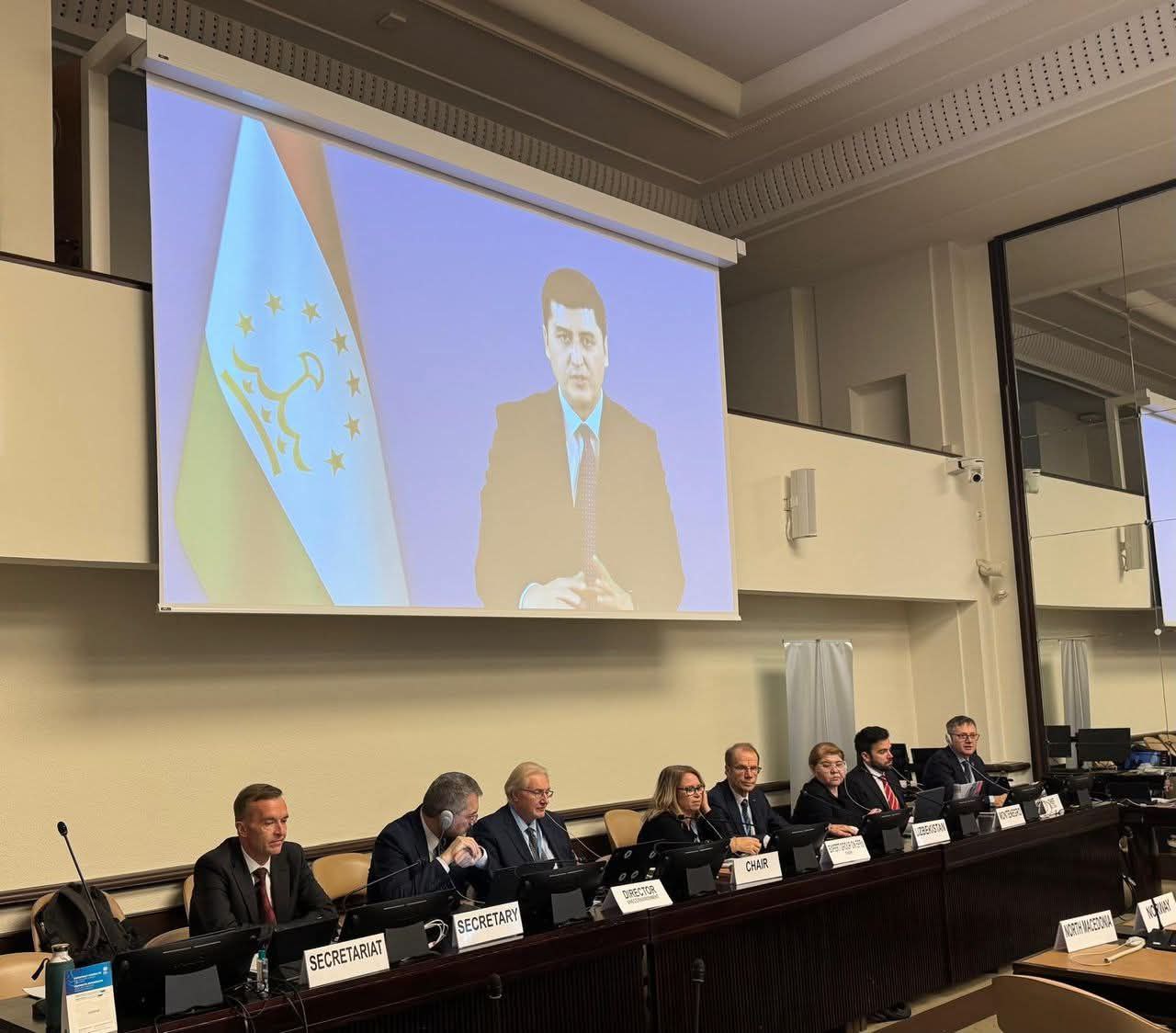 Tajikistan presented its environmental experience at the UNECE session in Geneva