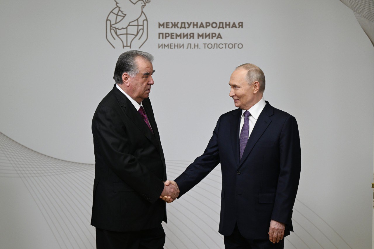 Emomali Rahmon awarded the Leo Tolstoy International Peace Prize