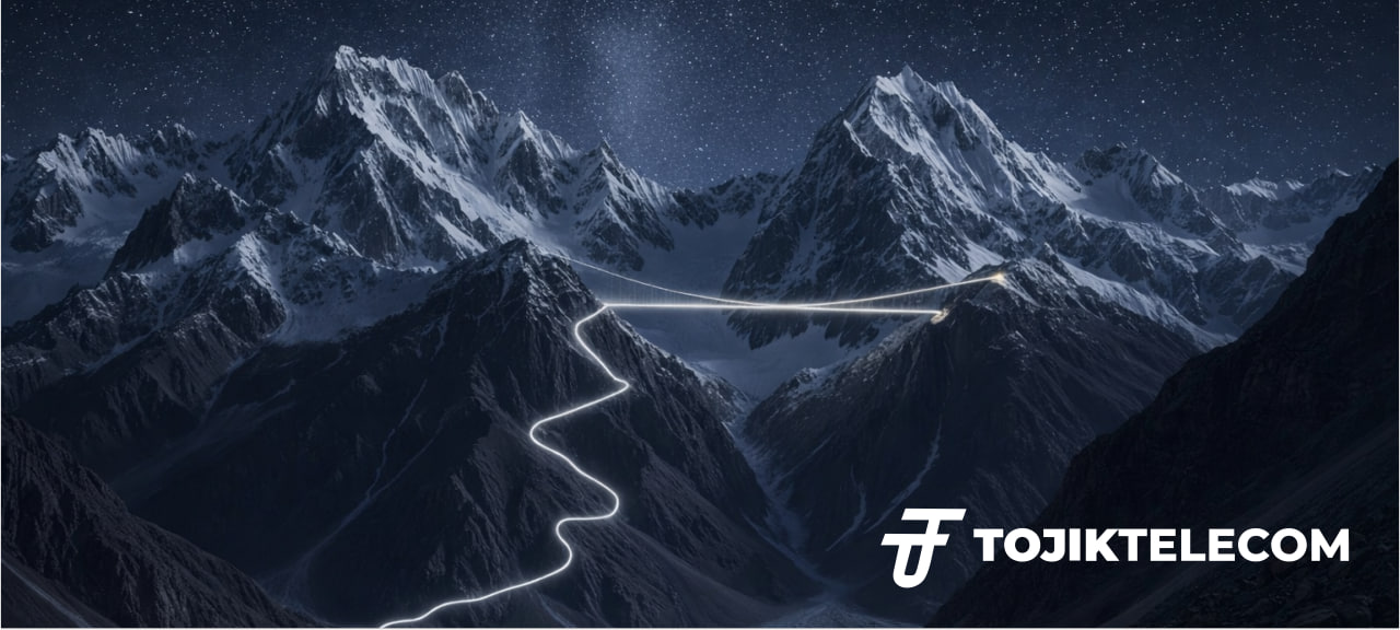 In 2025, Tajiktelecom laid 536 km of fiber-optic lines and expanded the network to 3,459 km.