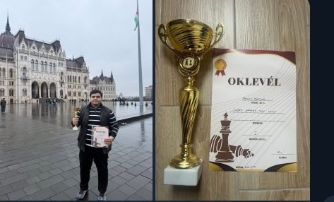 Tajik chess player Muhammad Yunusov won the tournament in Budapest ahead of schedule.