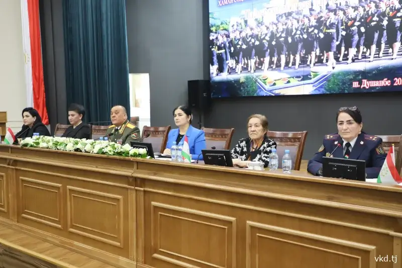 A meeting of female employees was held at the Ministry of Internal Affairs of Tajikistan to discuss the President's Address.