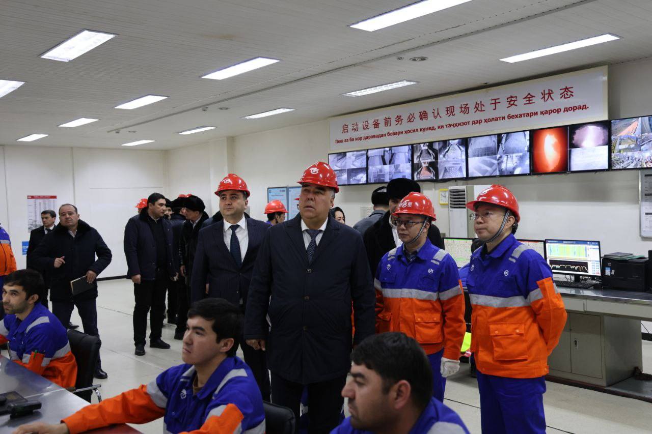 The cement plant in the Sughd region produces more than 1 million tons of products per year.