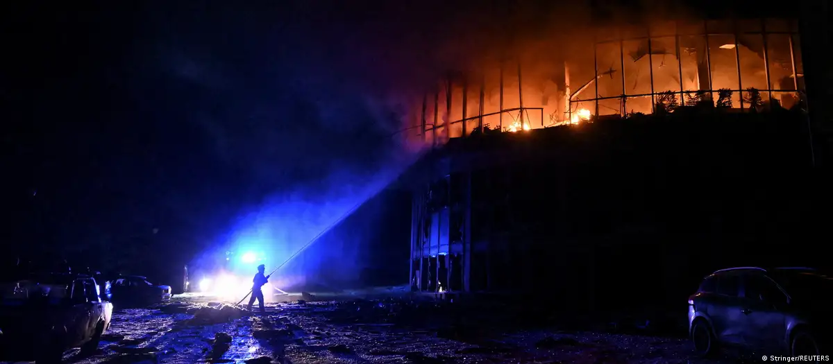 Ukraine's Dnipropetrovsk and Zaporizhzhia regions are almost completely without power after strikes on their energy infrastructure.