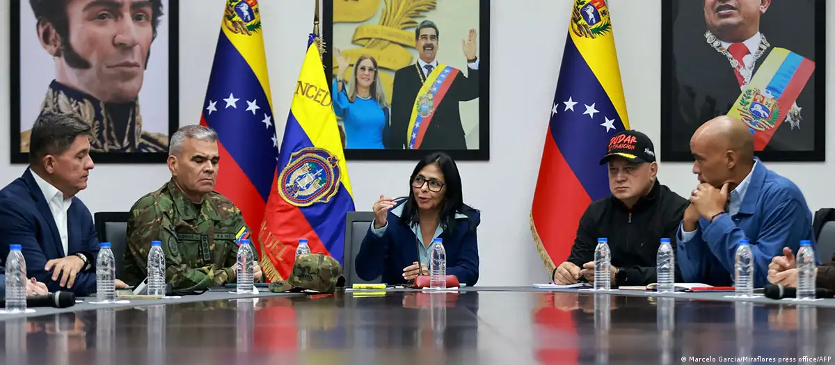Venezuela's interim president has offered cooperation to the United States.