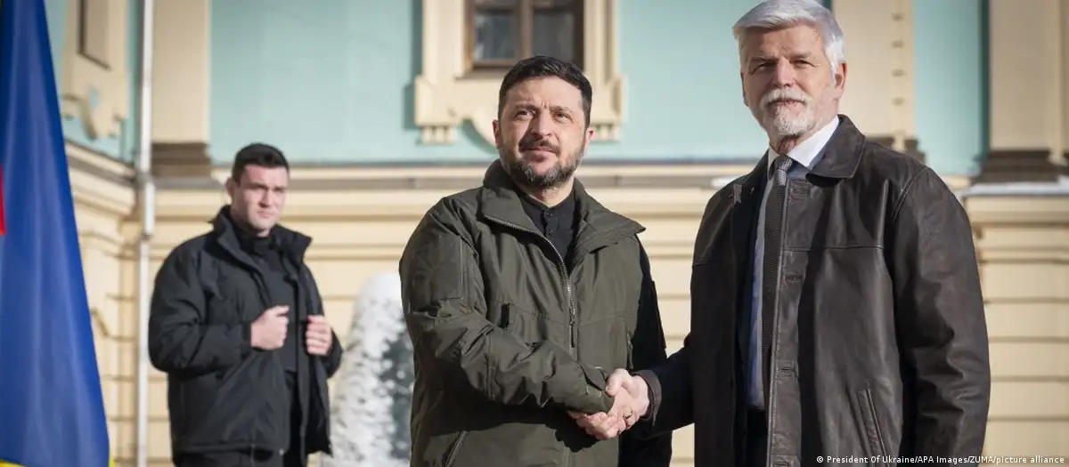 The Czech President in Kyiv: Aid to the Ukrainian Armed Forces with ammunition will continue.