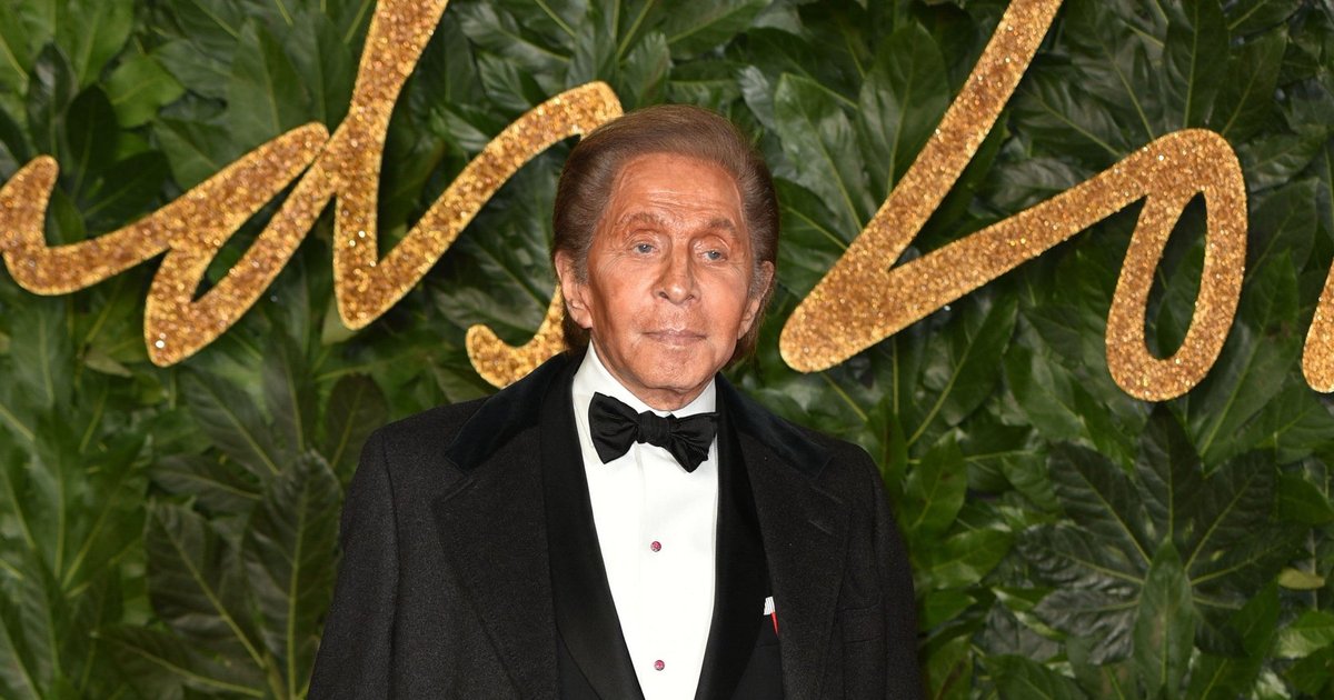 Italian fashion designer Valentino Garavani has said goodbye in Rome.