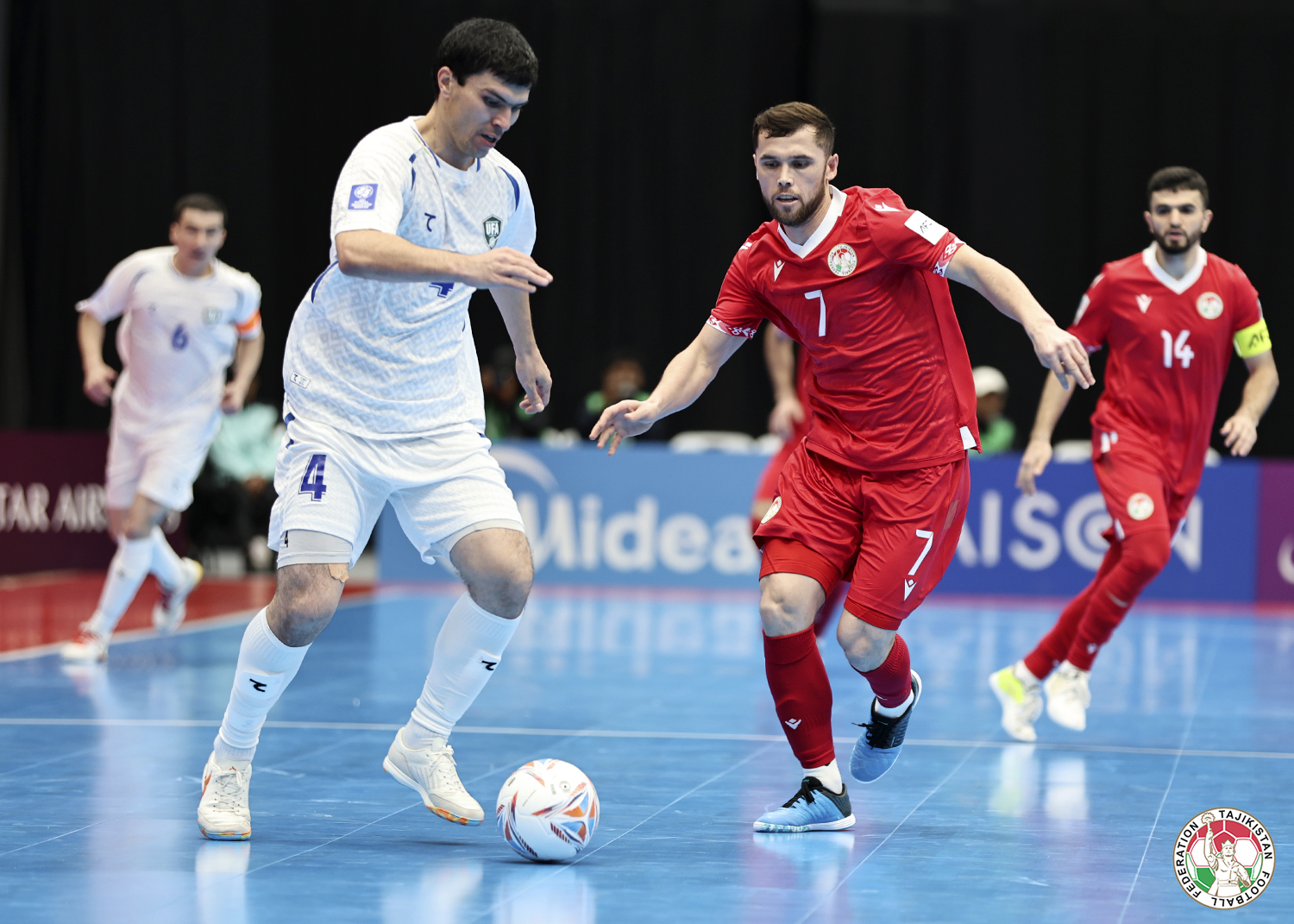Tajikistan's national team drew with Uzbekistan at the start of the 2026 AFC Futsal Cup.