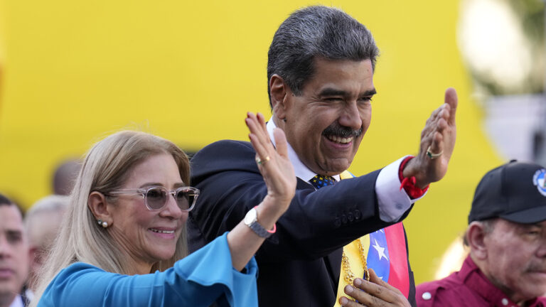 Maduro and his wife were captured and taken out of the country, Trump said.