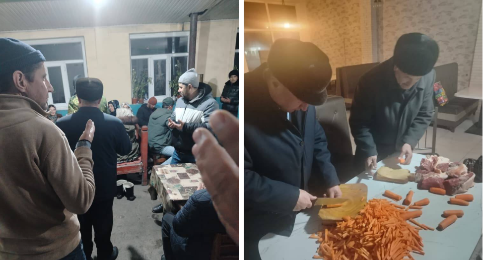 Hot meals are available for drivers and passengers on the Dushanbe-Chanak highway.