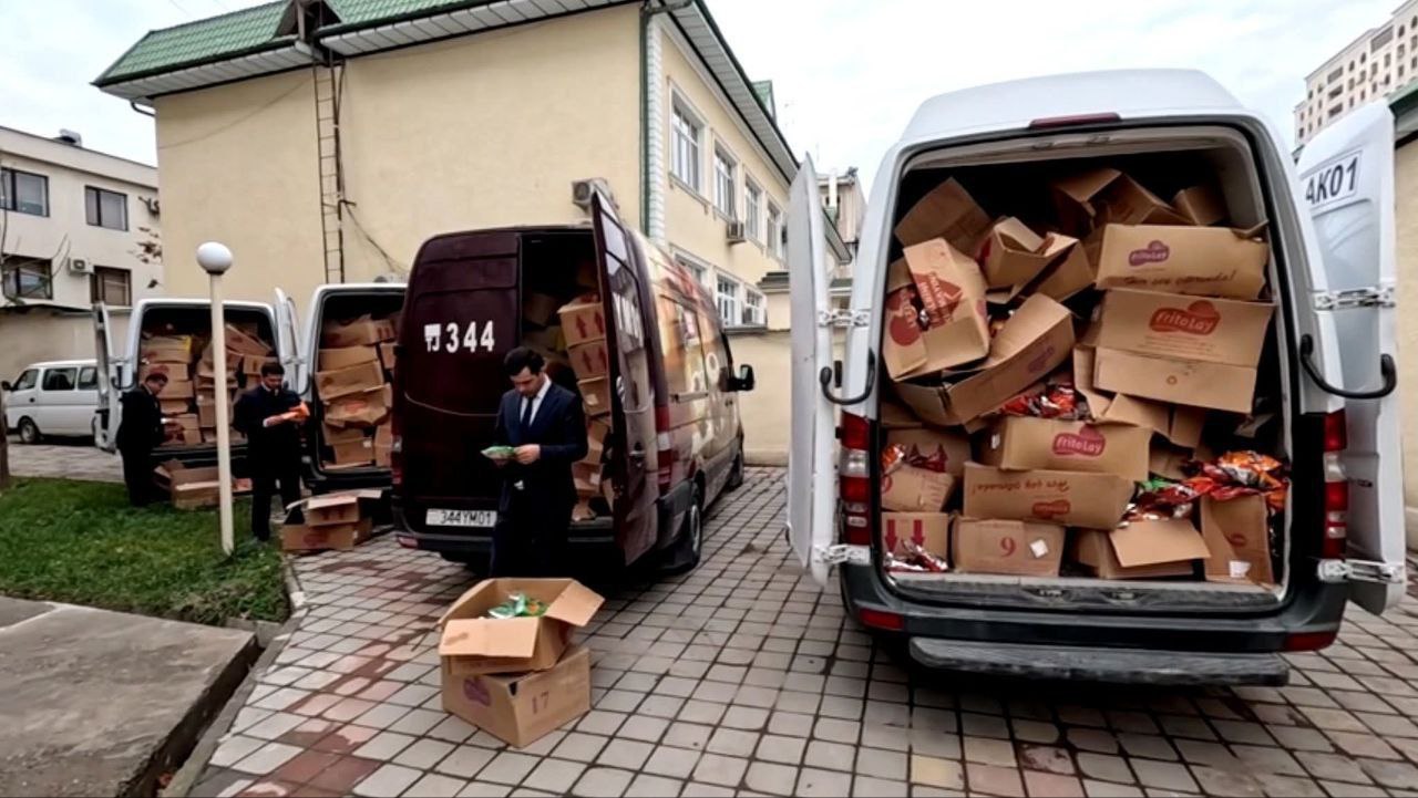 Dozens of tons of unsafe food products were destroyed in Tajikistan in 2025.
