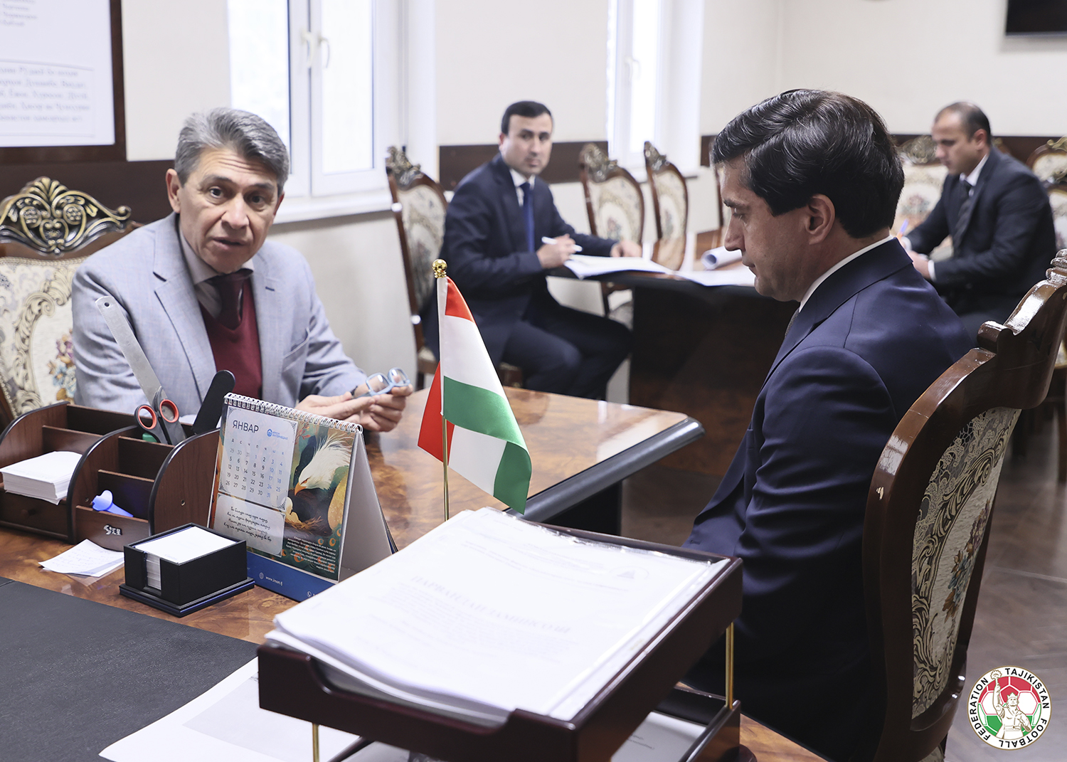 The FFT working group checked the Rudaki district's readiness for the new football season.