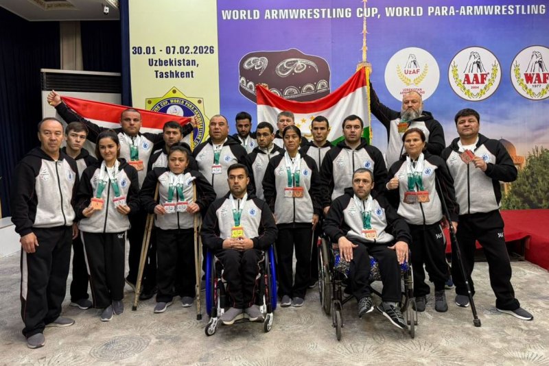 The Tajikistan national team won 22 medals at the Armwrestling World Cup in Tashkent.