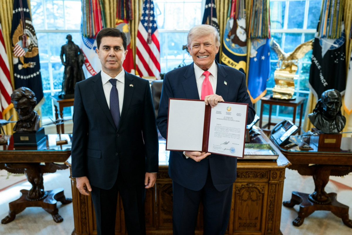 The Ambassador of Tajikistan presented his credentials to the President of the United States.