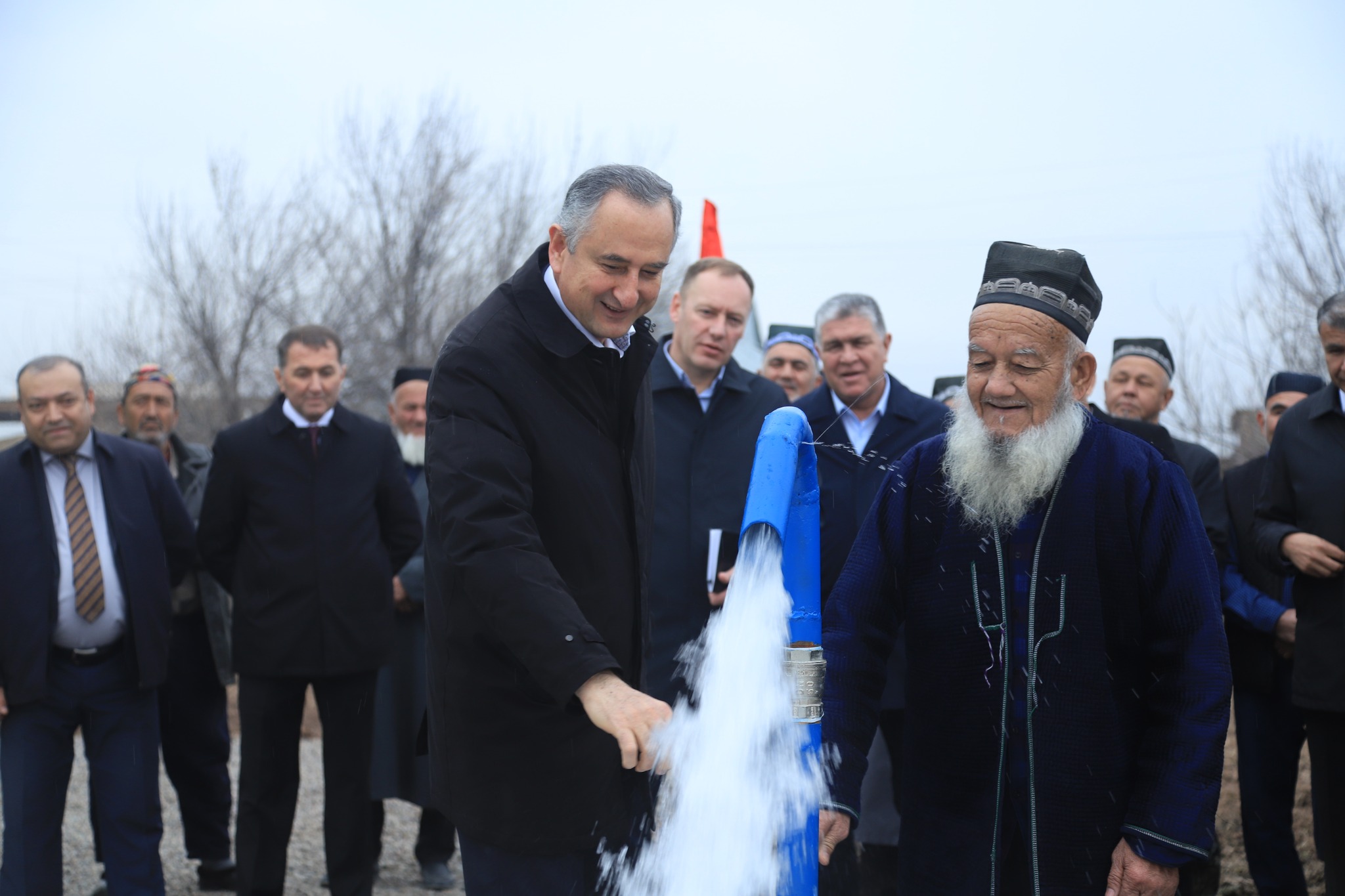 Davlatali Said commissioned an artesian well and visited a greenhouse in Khuroson