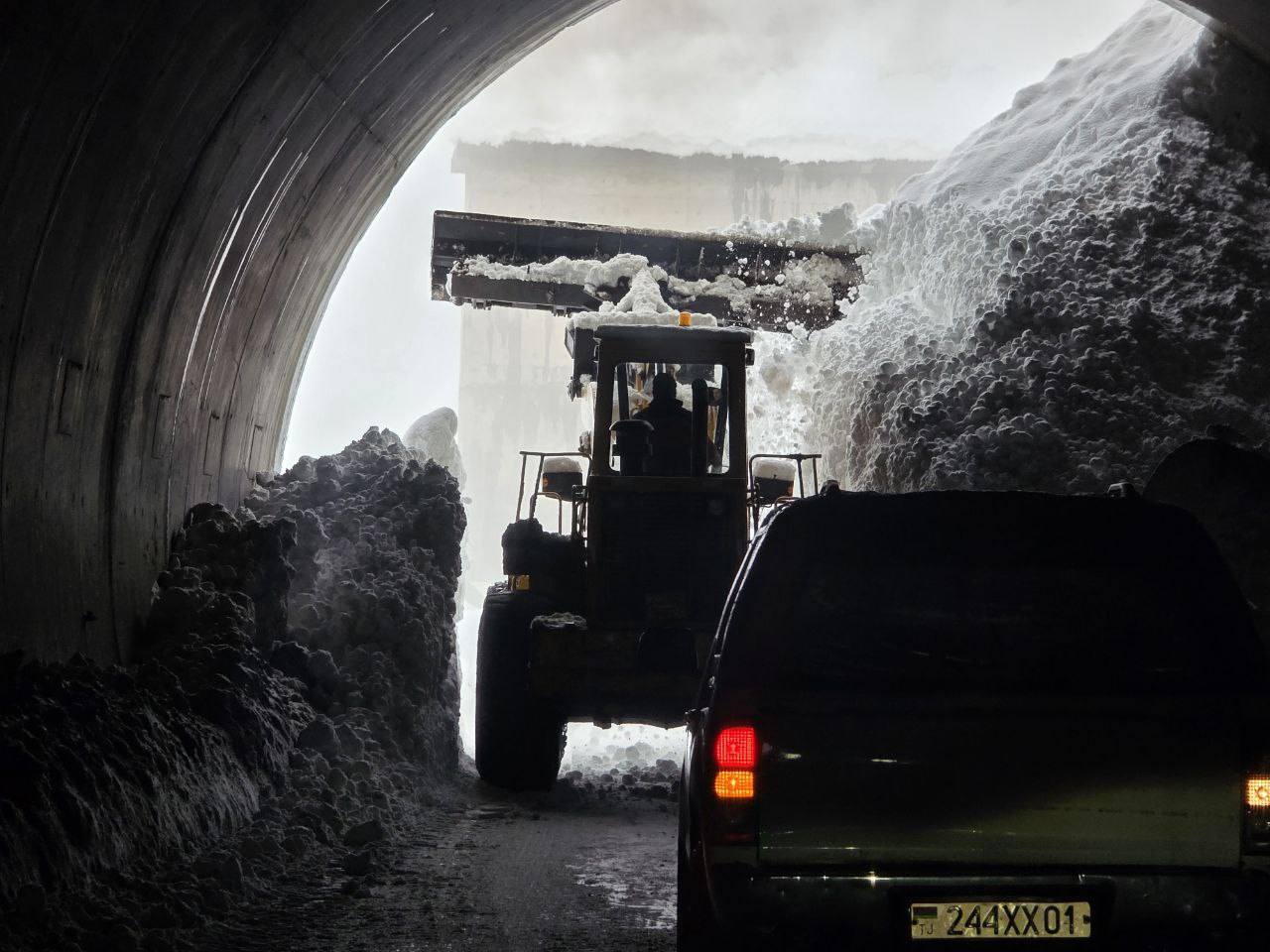 An avalanche warning has been issued in Tajikistan.