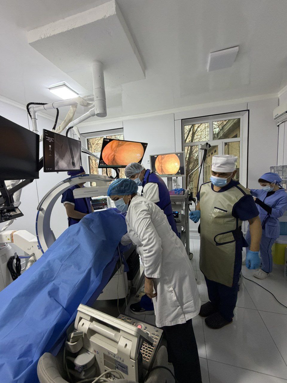 Endoscopic cystogastrostomy without an incision was performed for the first time in Tajikistan.