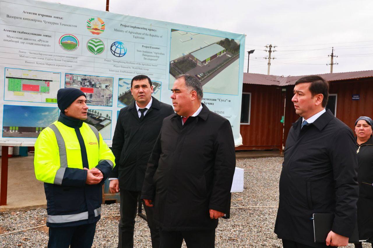 Construction of a logistics center continues in the Sughd Free Economic Zone.