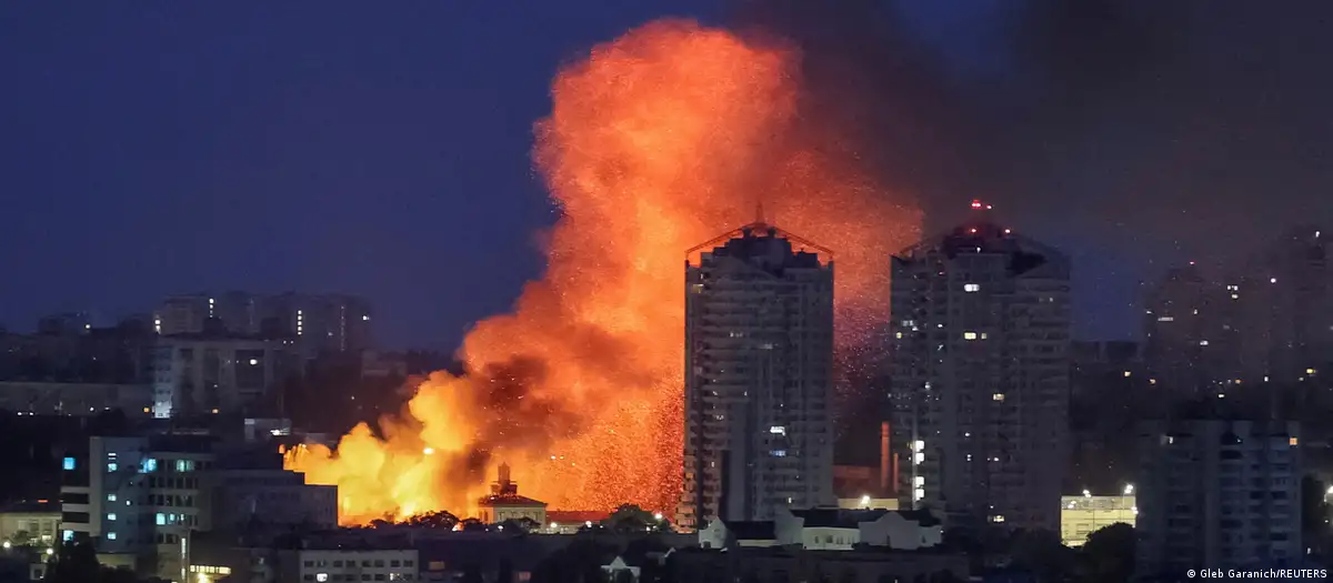Russia launched a massive missile and drone strike on Kyiv and Kharkiv.