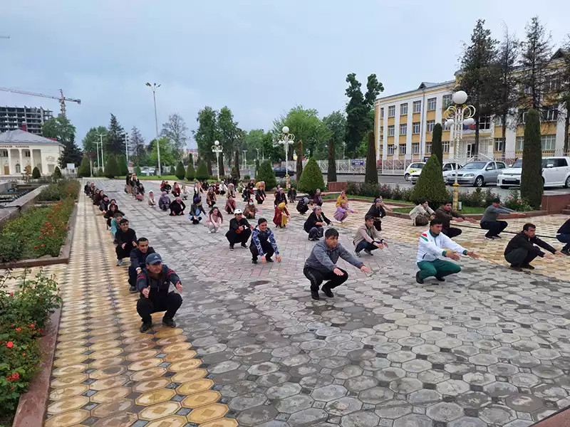 Morning exercises will be held weekly in Dushanbe parks.