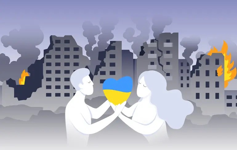 Ukraine between pain and dignity