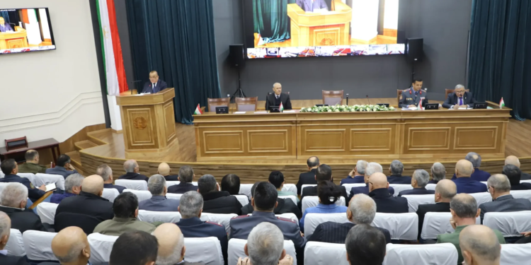 The Ministry of Internal Affairs of Tajikistan summarized the work of the Veterans Organization for 2025.