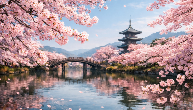 Japan's cherry blossom festival in Fujiyoshida has been canceled due to tourists' behavior.