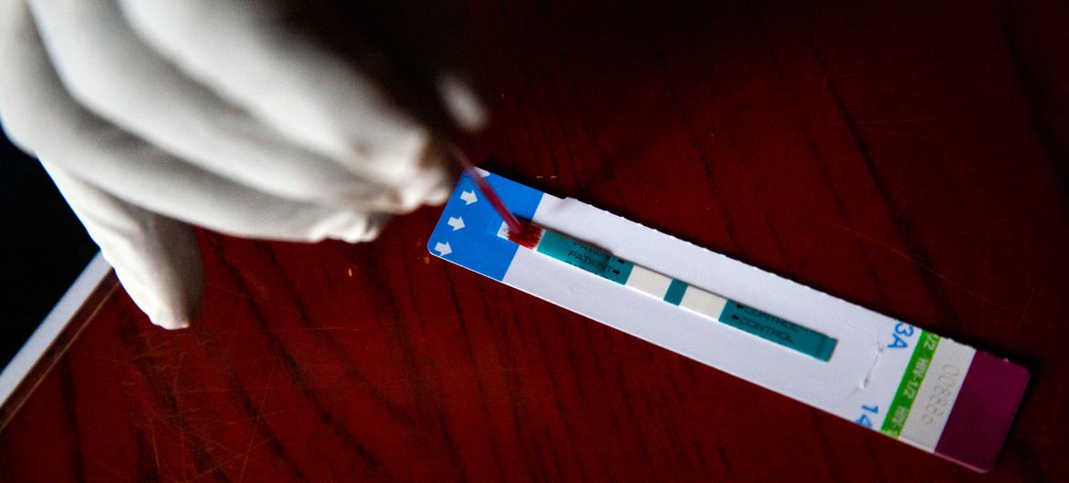 The UN welcomed the approval of a new funding package for the fight against HIV/AIDS in the United States.