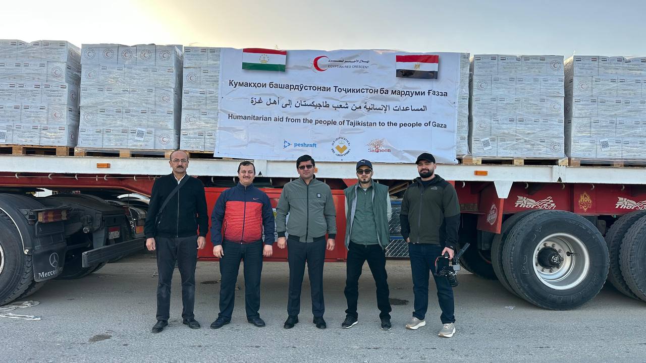 Tajikistan's humanitarian aid delivered to Gaza residents