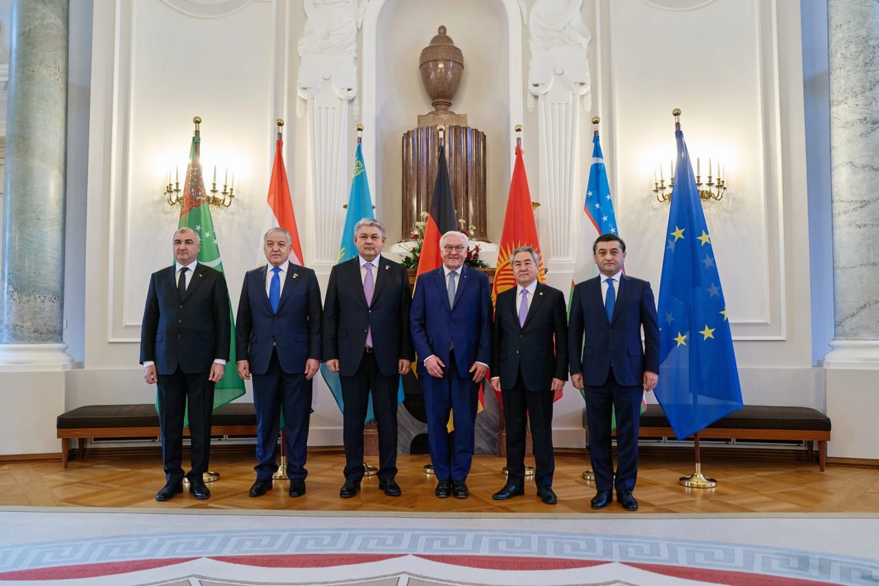 The German President received the foreign ministers of Central Asian countries in the C5+1 format.