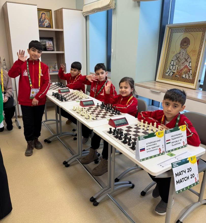 Young chess players from Tajikistan defeated the team from Russia's Altai Krai with a score of 13:0.
