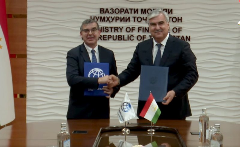 Tajikistan and the World Bank signed a $60 million agreement to develop the energy market.