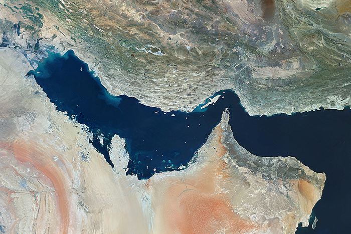 Iran announced the closure of the Strait of Hormuz.