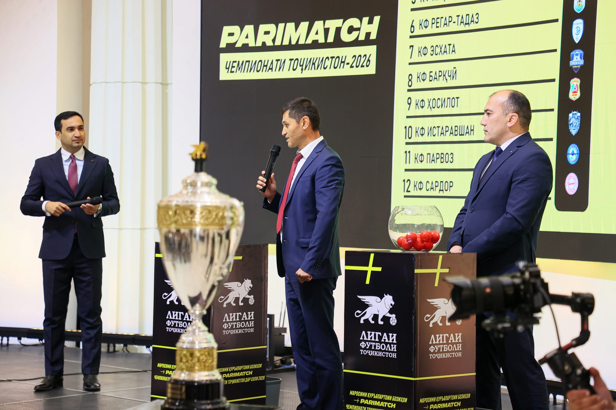 The draw for the 2026 Parimatch Tajikistan Football Championship calendar took place in Dushanbe.