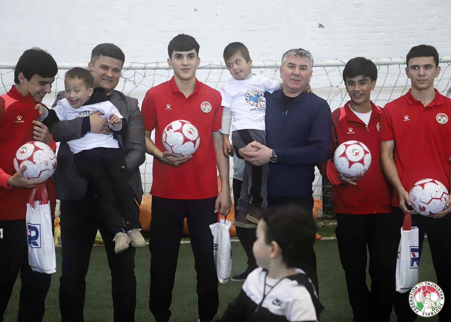 A football festival for children with disabilities was held in Dushanbe.