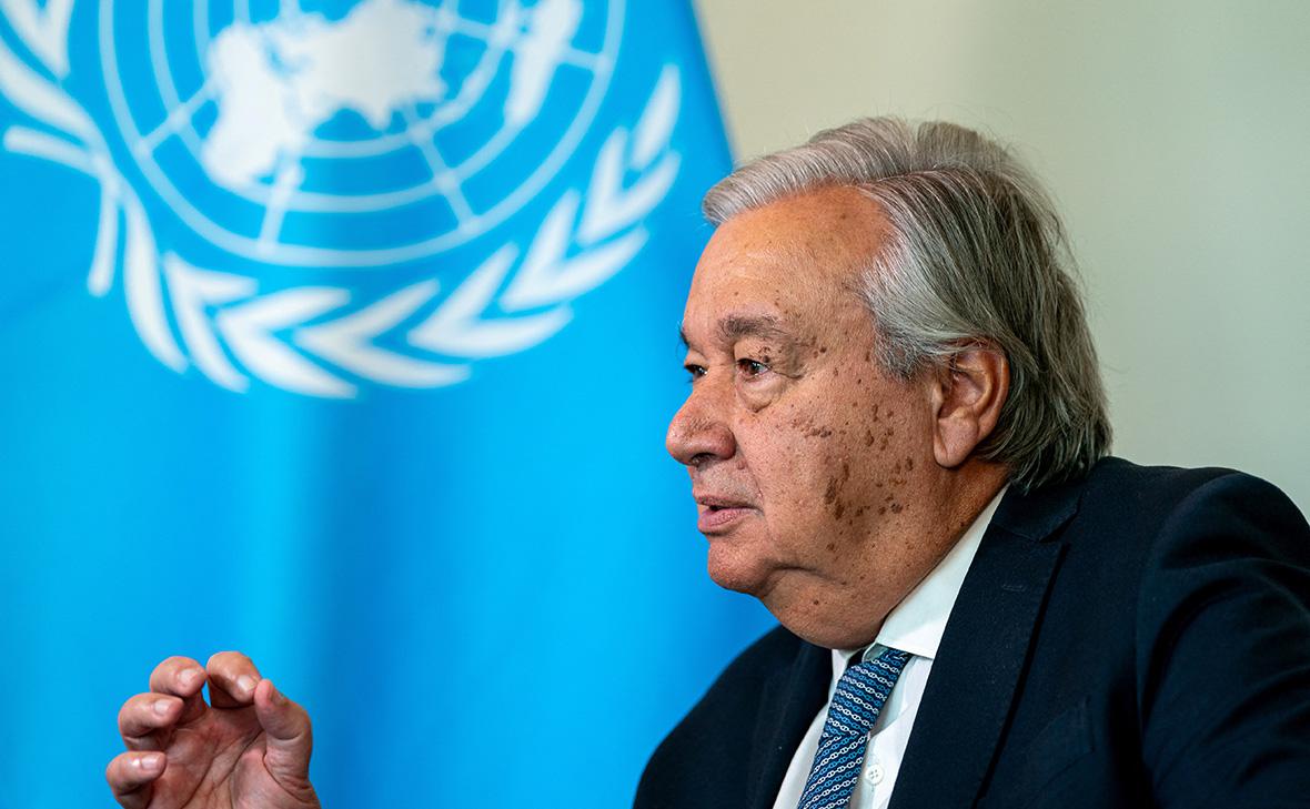 The UN Secretary-General warned of the risk of collapse in the Middle East.