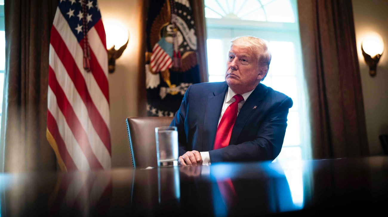 Trump blamed Iran for the attack on the Christiane Tal girls' school.