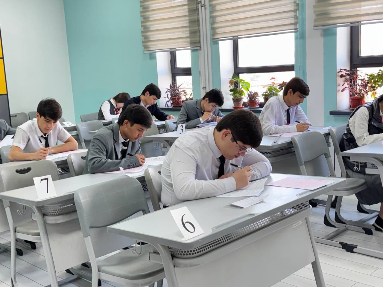 In Tajikistan, more than 6,000 graduates took part in trial exams.