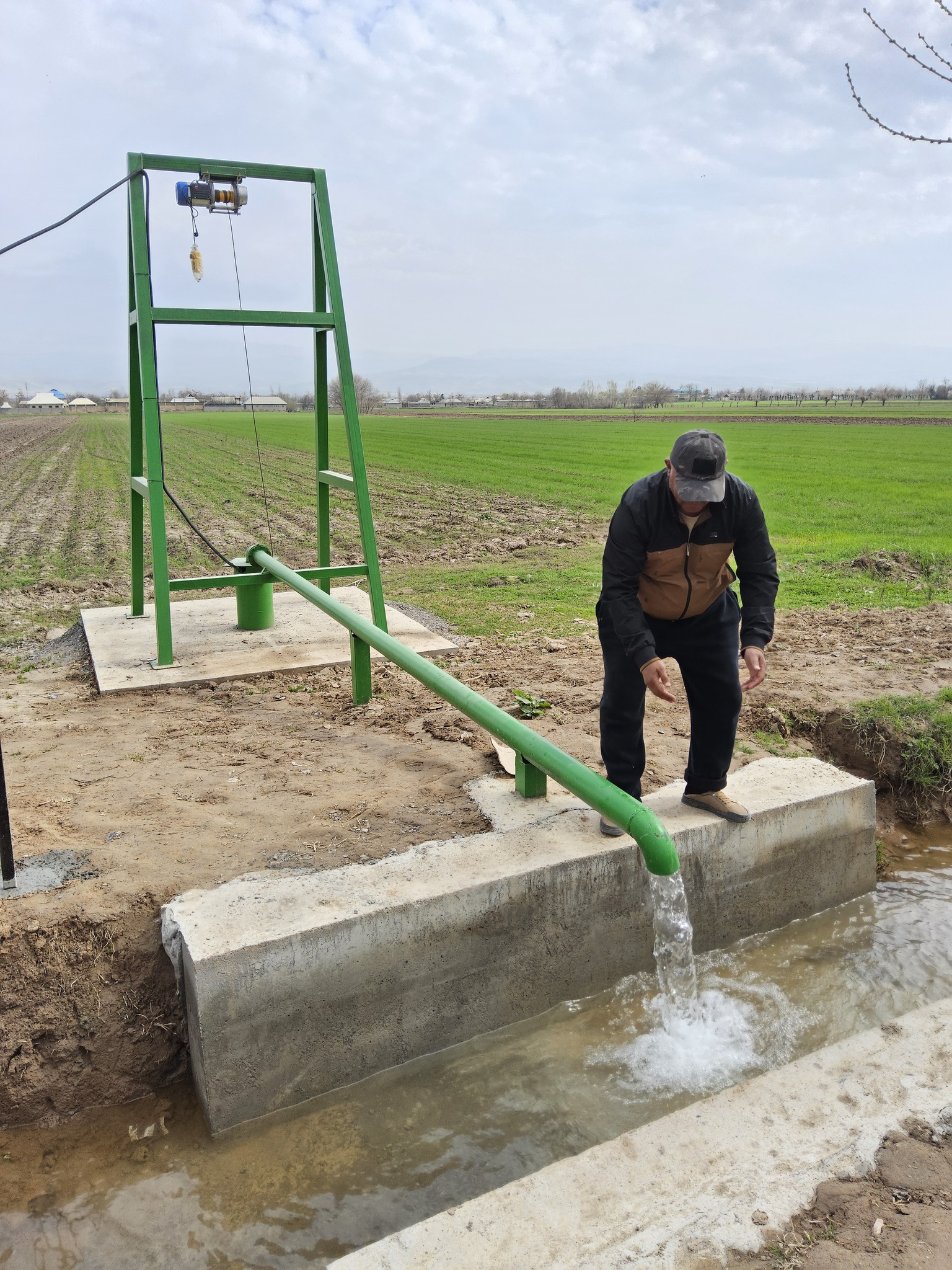 In the Vose district, more than 700 households are provided with water thanks to a new well.