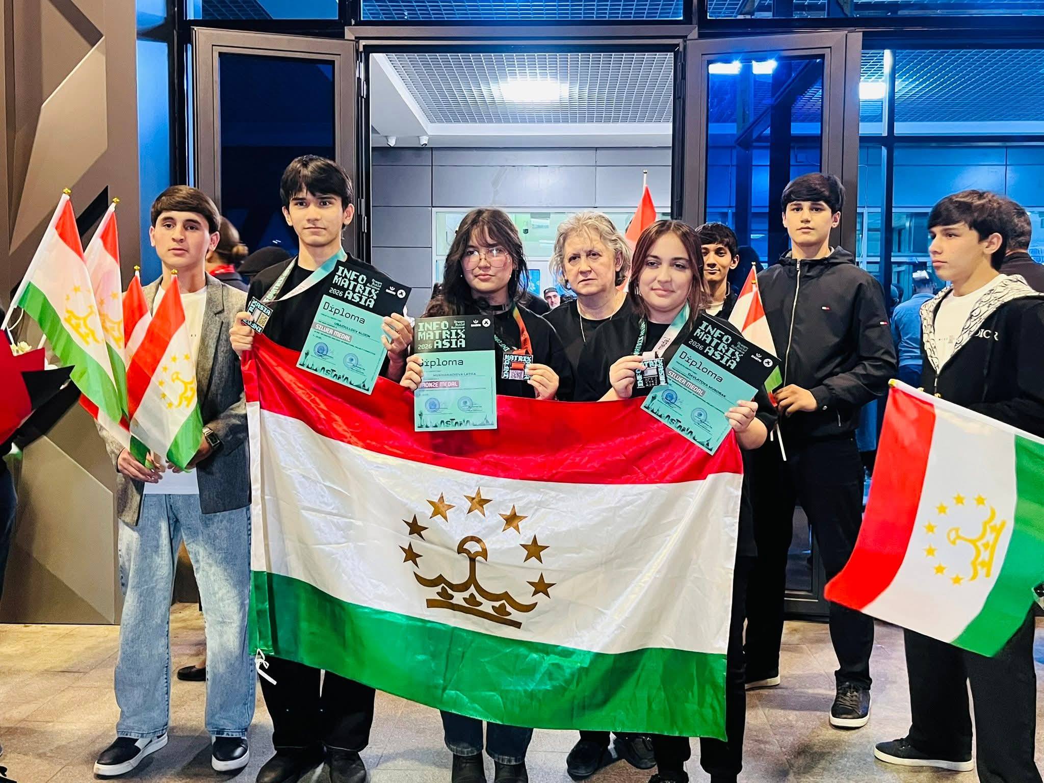 Tajik winners of Infomatrix-Asia 2026 were solemnly welcomed in Dushanbe.