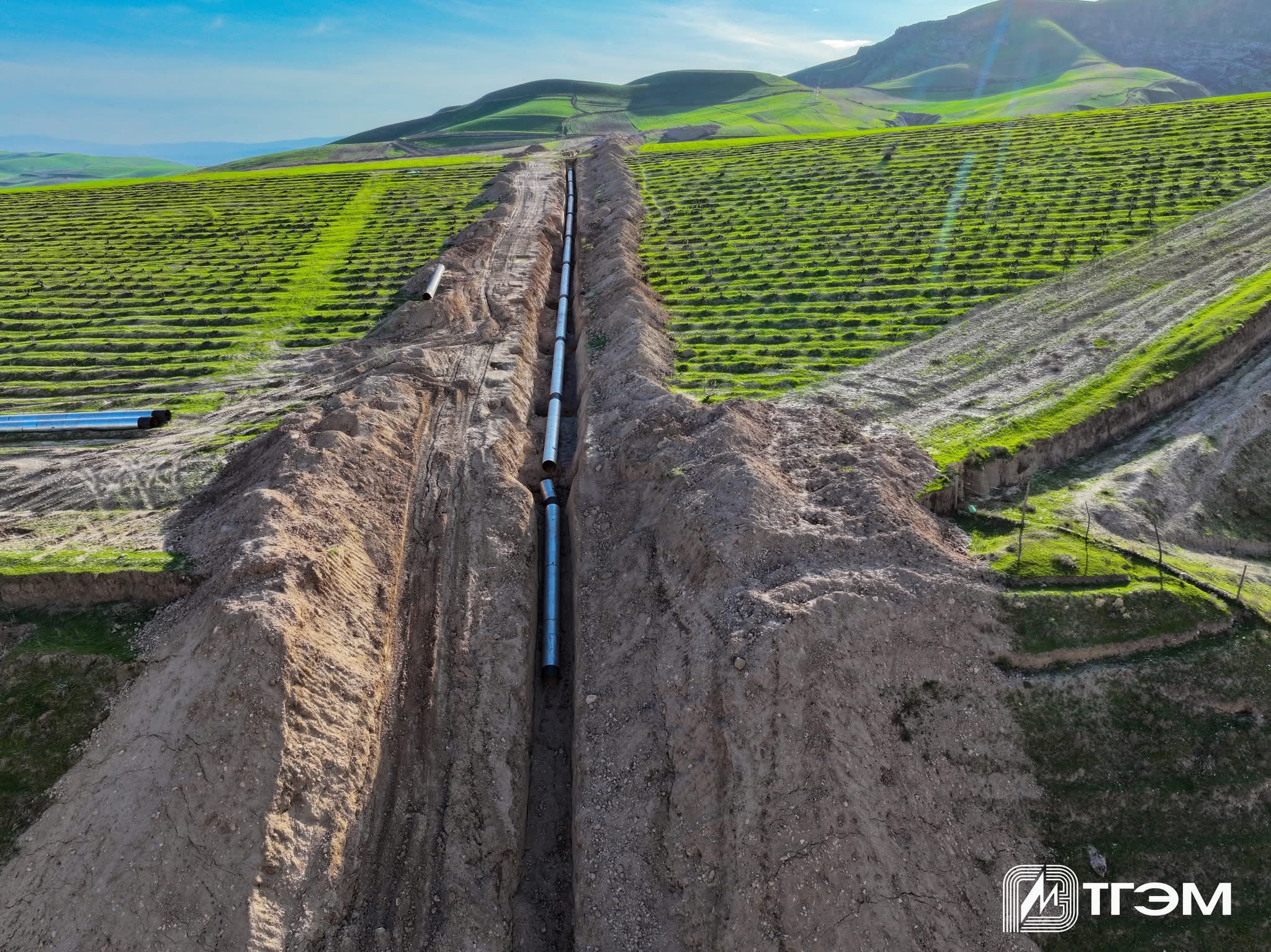 Construction of an irrigation system continues in Khatlon region