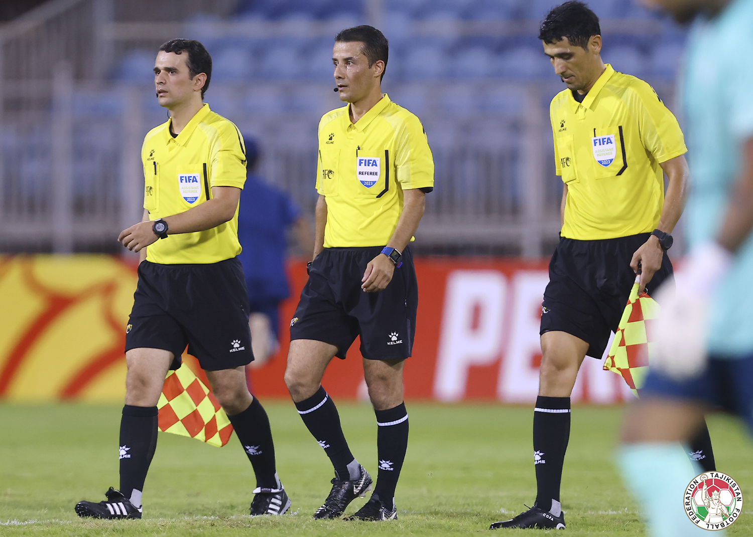 A Tajik referee team has been appointed for the 2027 Asian Cup qualifying match.