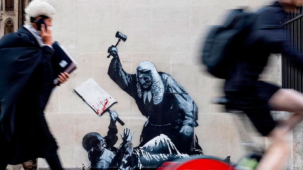 Reuters journalists announced that Banksy's identity had been revealed.
