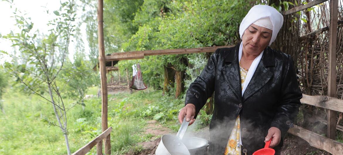 Sonya Kirgizova: The woman who led a farming community in the Tajikibad district